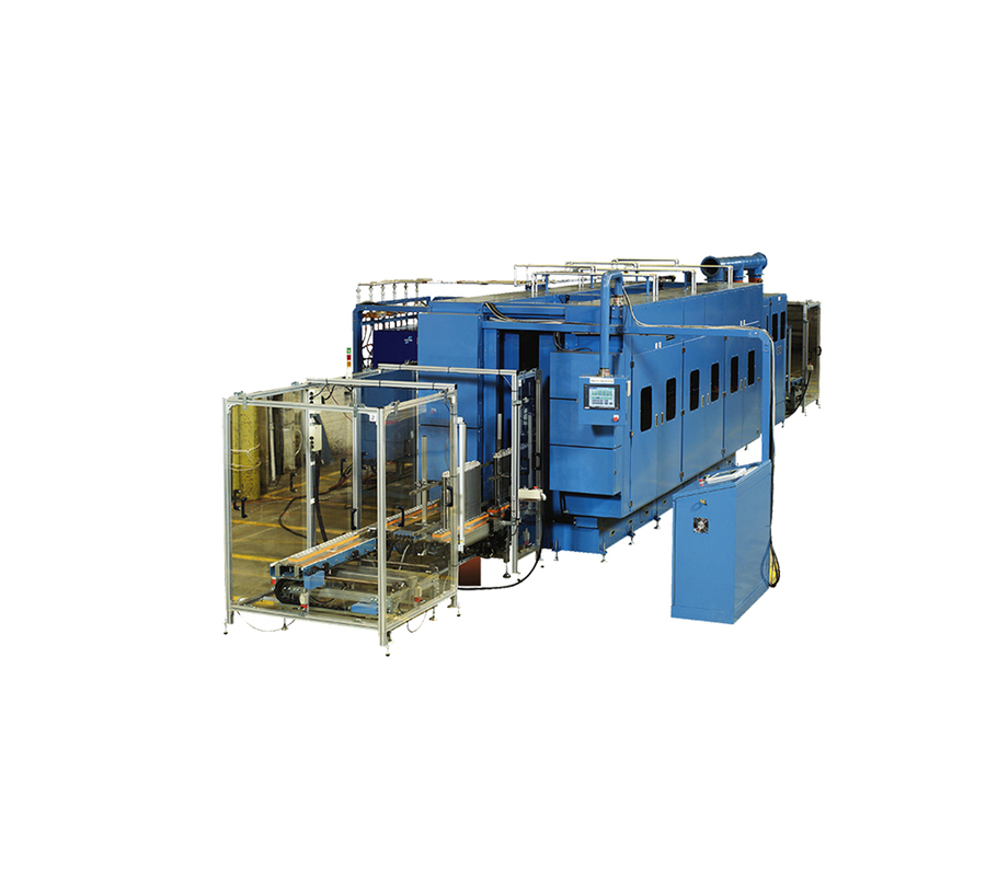 Continuous brazing machine for all aluminum two - device special station